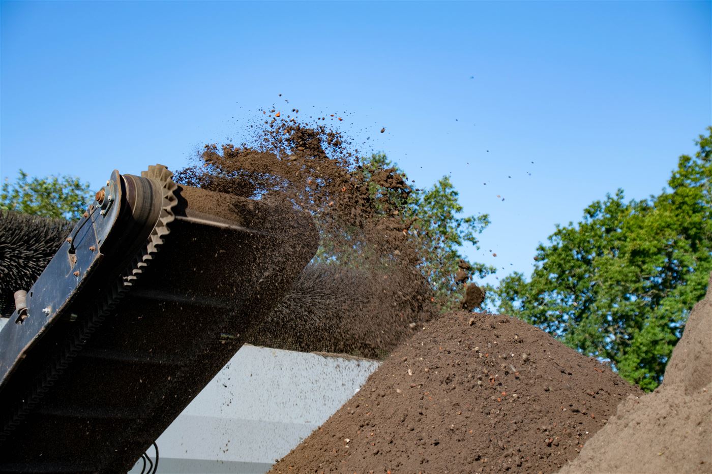 afgegraven grond filteren